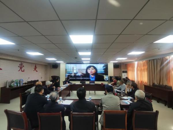 市发改委人民路、佛子岭路老干部党支部联合开展学习教育主题党日活动