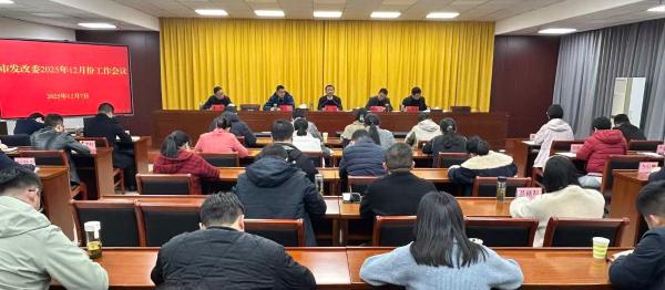 市发改委12月份工作会议召开